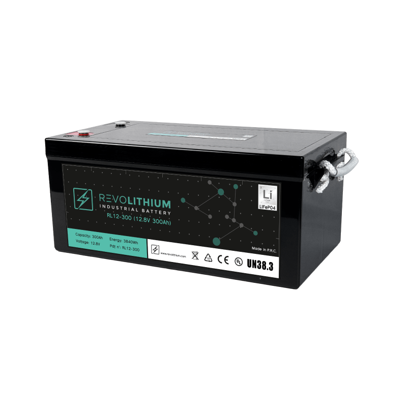 Batteria auto REVOLITHIUM RL12 300 12. 3840KWH LITIO 12.8V 300Ah